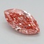 1.22 Ct. Fancy Vivid Pink Marquise Lab Grown Diamond