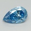 1.55 Ct. Fancy Vivid Blue Pear Lab Grown Diamond