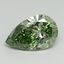 1.50 Ct. Fancy Vivid Green Pear Lab Grown Diamond