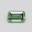 0.51 Ct. Fancy Intense Green Emerald Lab Grown Diamond