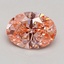 1.50 Ct. Fancy Intense Pink Oval Lab Grown Diamond