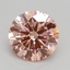 1.86 Ct. Fancy Intense Pink Round Lab Grown Diamond