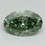 2.05 Ct. Fancy Vivid Pacific Green Oval Lab Grown Diamond