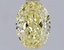 1.06 Ct. Fancy Intense  Yellow Oval Lab Grown Diamond