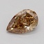 0.31 Ct. Light  Brown Pear Lab Grown Diamond