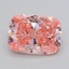 4.07 Ct. Fancy Vivid  Pink Cushion Lab Grown Diamond