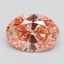 2.06 Ct. Fancy Intense Pink Oval Lab Grown Diamond