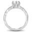 Winding Six-Prong Diamond Ring, smallside view