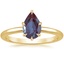 18K Yellow Gold Esme 1.8mm Ring, smalltop view