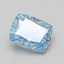 1.11 Ct. Fancy Vivid Blue Cushion Lab Grown Diamond
