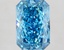 4.40 Ct. Fancy Vivid Blue Radiant Lab Grown Diamond