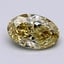 2.03 Ct. Fancy Intense  Yellow Oval Lab Grown Diamond