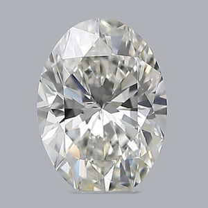 Oval diamond — real photo