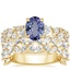 18K Yellow Gold Glacé Diamond Ring (3/4 ct. tw.) with Prism Diamond Ring (1 1/6 ct. tw.)