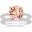 18KW Morganite Marseille Diamond Bridal Set (1/2 ct. tw.), smalltop view