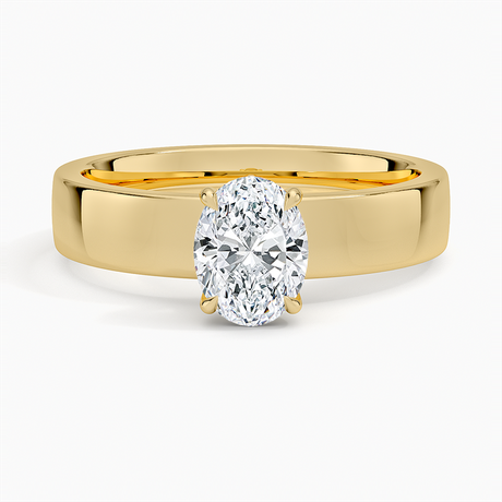 Textural Solitaire Ring