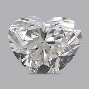 Heart diamond — real photo