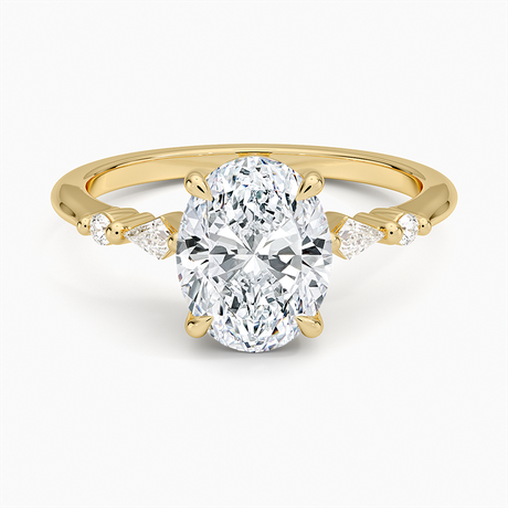 18K Yellow Gold Soraya Diamond Ring