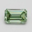 1.02 Ct. Fancy Intense Pacific Green Emerald Lab Grown Diamond