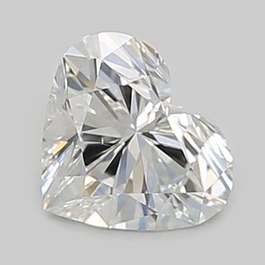 Heart diamond — real photo