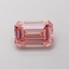 1.54 Ct. Fancy Intense Pink Emerald Lab Grown Diamond
