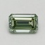 0.65 Ct. Fancy Intense Green Emerald Lab Grown Diamond