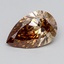 2.03 Ct. Fancy Light  Brown Pear Lab Grown Diamond