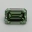 1.51 Ct. Fancy Vivid Green Emerald Lab Grown Diamond