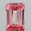 1.87 Ct. Fancy Vivid  Pink Emerald Lab Grown Diamond