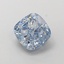 1.03 Ct. Fancy Intense  Blue Cushion Lab Grown Diamond