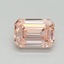 0.70 Ct. Fancy Intense Pink Emerald Lab Grown Diamond