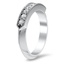 Art Nouveau Wedding Band with Milgrain, smallview