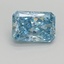 1.71 Ct. Fancy Vivid Blue Radiant Lab Grown Diamond