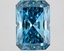 4.31 Ct. Fancy Vivid Blue Radiant Lab Grown Diamond