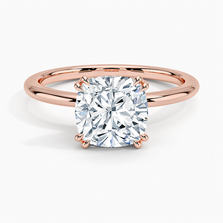14K Rose Gold Aveline Solitaire Ring