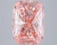 5.01 Ct. Fancy Vivid Pink Cushion Lab Grown Diamond