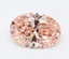 3.04 Ct. Fancy Vivid  Pink Oval Lab Grown Diamond