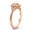 The Babara Ring, smalltop view on a hand