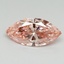 1.03 Ct. Fancy Vivid Pink Marquise Lab Grown Diamond