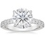 18K White Gold Anthology Half-Coverage Diamond Ring (1/2 ct. tw.), smalltop view