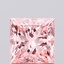 1.01 Ct. Fancy Vivid Pink Princess Lab Grown Diamond