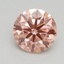 1.54 Ct. Fancy Intense Pink Round Lab Grown Diamond