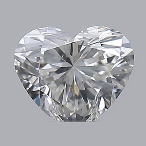 Heart diamond — real photo