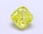 1.09 Ct. Fancy Vivid Yellow Cushion Lab Grown Diamond