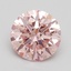 1.51 Ct. Fancy Intense Pink Round Lab Grown Diamond