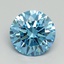 2.53 Ct. Fancy Vivid Blue Round Lab Grown Diamond