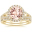 18KY Morganite Fortuna Diamond Bridal Set (2/3 ct. tw.), smalltop view