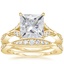 18KY Moissanite Zinnia Diamond Bridal Set (1/2 ct. tw.), smalltop view