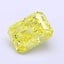 1.51 Ct. Fancy Vivid  Yellow Radiant Lab Grown Diamond