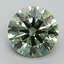 2.01 Ct. Fancy Vivid Pacific Green Round Lab Grown Diamond